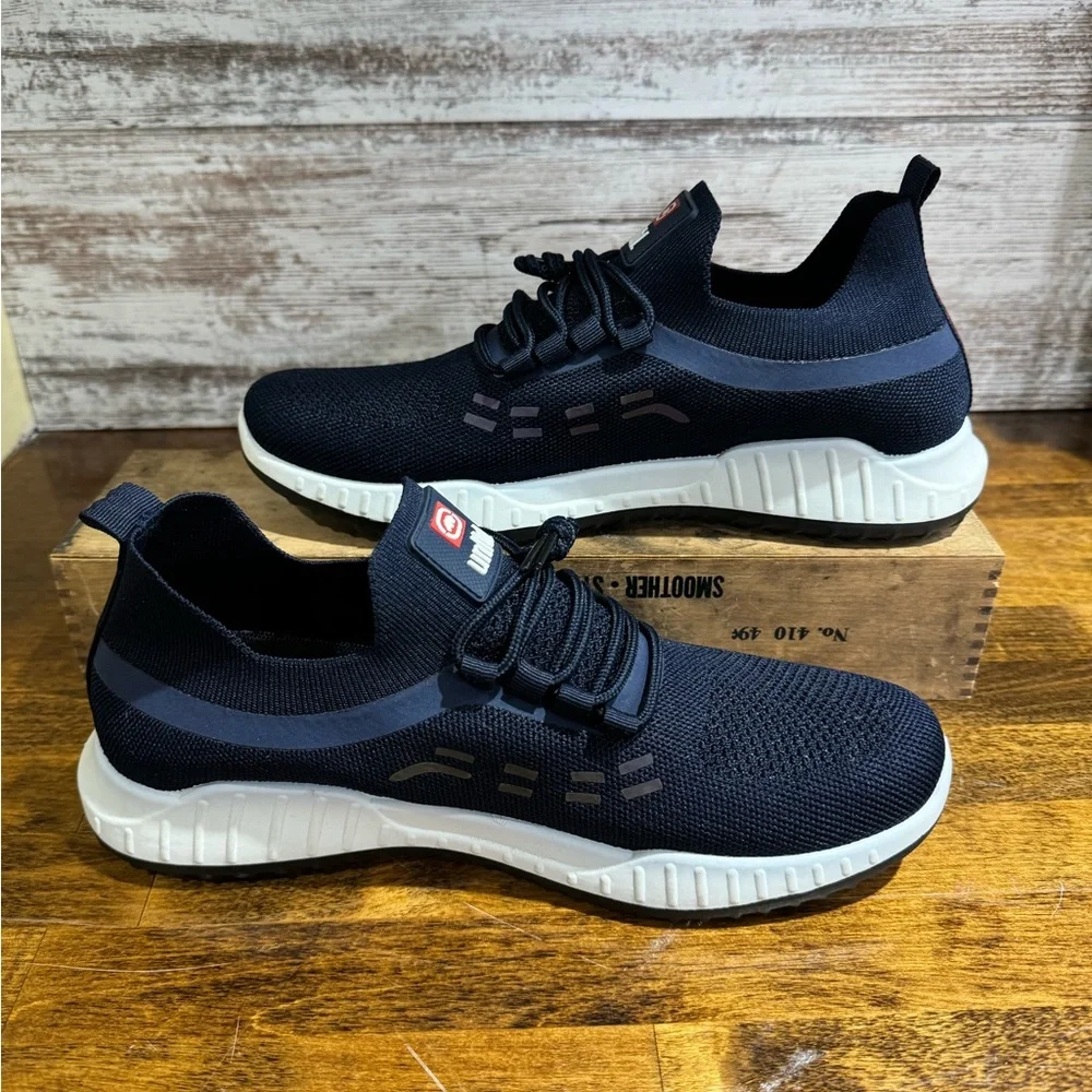 Mens Ecko Unlimited Shpes Slip On  Jogger Sneakers Knit Upper Blue Size 8.5 - Picture 2 of 7